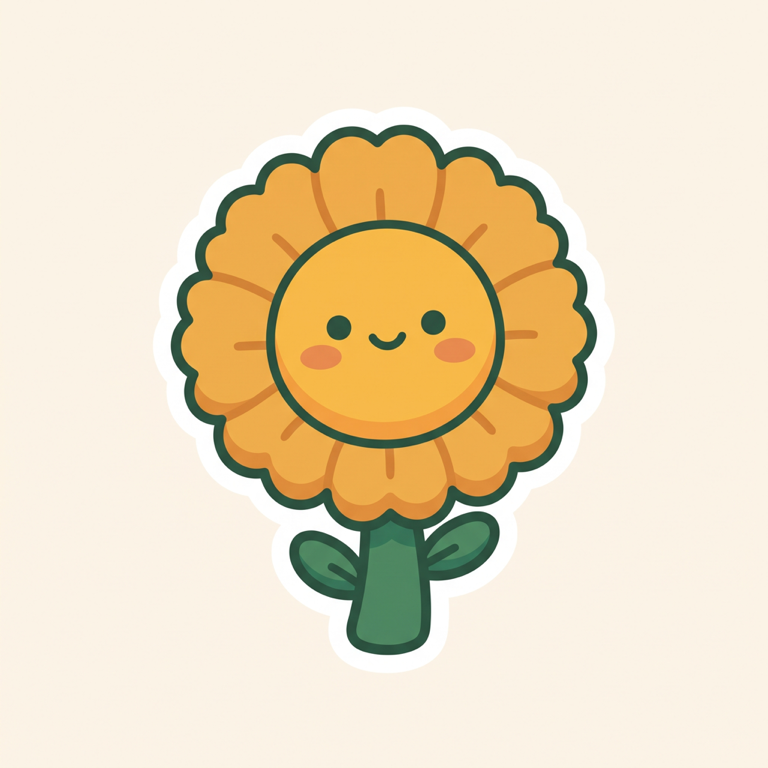 Mari, the Marigold mascot